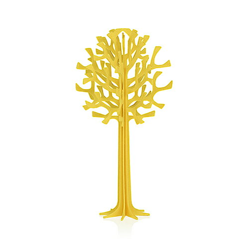 メール便可 Lovi ロヴィ MINI TREE ミニ ツリー 16.5cm イエロー MT165-YL グリーティングカード オブジェ 置物 立体 メッセージ...