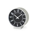 【ポイント10倍 12/18限定】レムノス Lemnos eki clock s ブラック TIL19-08 BK 置き時計 おしゃれ かわいい オシャレ エキクロック 置時計 電池式 小さい アナログ 日本製 北欧 モダン アンティーク