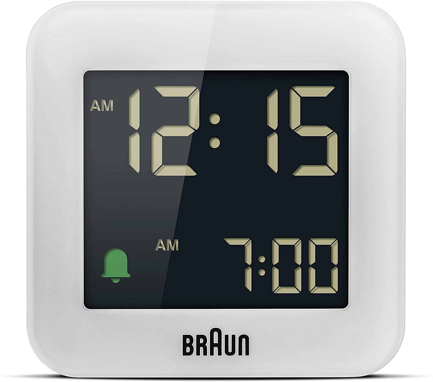 【クーポン不可】【売れ筋】ブラウン 時計 BRAUN デジタルクロック 目覚まし時計 ホワイト BC08W おしゃれ かわいい デジタル シンプル 大音量 置き時計 置時計 北欧 小さい 大きい Digital Clock アンティーク リビング 卓上時計 小型 ミニ 夜 見えるデ
