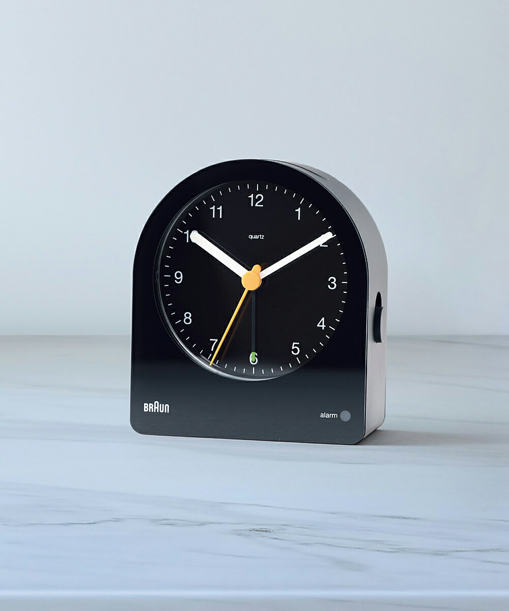 【クーポン不可】【売れ筋】ブラウン 時計 BRAUN アナログアラームクロック BC22B 目覚まし時計 ブラック おしゃれ かわいい アナログ シンプル 大音量 置き時計 置時計 北欧 小さい 大きい Analog Alarm Clock アンティーク リビング 卓上時計 小型 ミ [3]