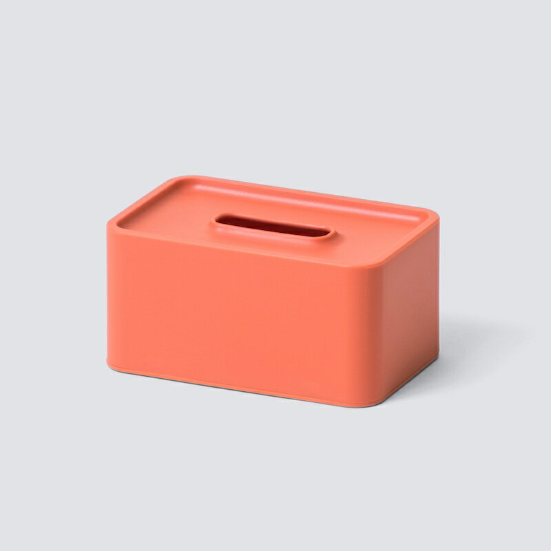 【オススメ】ideaco イデアコ compact tissue case コンパクトティッシュケース コーラル 4539918312906 レッド 赤 壁掛け ティッシュボックス ハーフティッシュ コンパクト スリム 省スペース Tissue Case