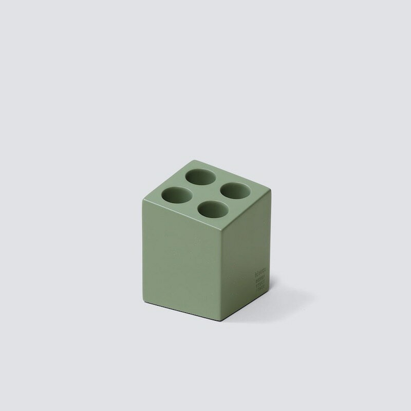 【売れ筋】ideaco イデアコ MINI CUBE ミニキューブ 傘立て モスグリーン 4539918011229 緑 4本 お洒落 北欧 スリム 業務用 アンブレラスタンド アンブレラホルダー 傘