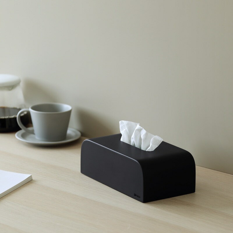 【オススメ】ideaco イデアコ Tissue Case SP ソフトパック専用 ティッシュケースSP ブラック 4539918010949 黒 ティッシュボックス ティッシュケースエスピー コンパクト スリム 省スペース Tissue Case 北欧