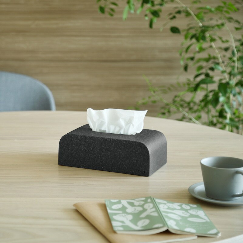 【オススメ】ideaco イデアコ Tissue Case SP ソフトパック専用 ティッシュケースSP ストーンサンドブラック 4539918010918 黒 ティッシュボックス ティッシュケースエスピー コンパクト スリム 省スペース Tissue