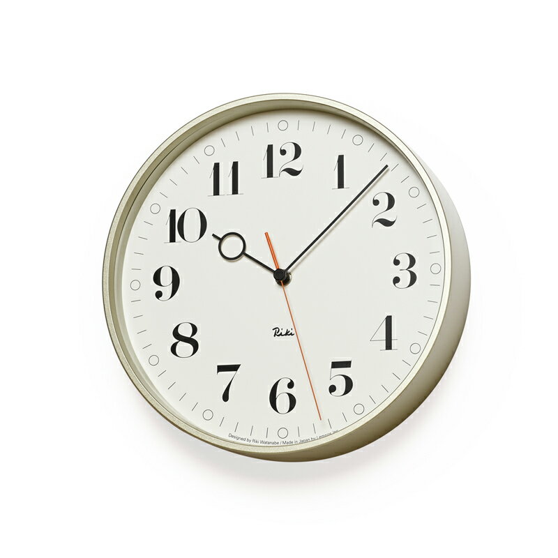 【10％OFFクーポン！4日20時～28h限定】レムノス Lemnos リキ リング クロック RIKI RING CLOCK ホワイト WR20-05 WH 掛け時計 おしゃれ かわいい オシャレ アナログ 壁掛け時計 かけ時計 時計 見やすい