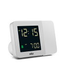 ڡۥ֥饦  BRAUN ǥץ 顼९å BC15W ۥ磻 ܳФޤ   Digital Projection Alarm Clock Ų Ť