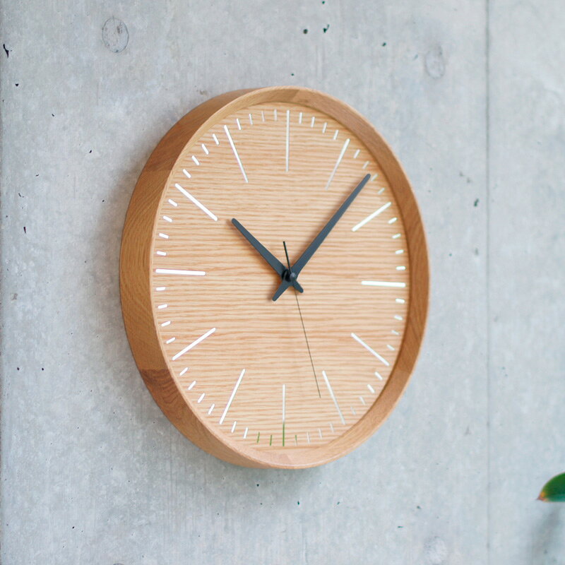 【売れ筋】レムノス 掛け時計 Fluct ナチュラル DFI 21-07 NT Lemnos 日本製 時計 壁掛け時計 北欧 フラクト ブラウン おしゃれ かわいい ブランド アナログ モダン レトロ アンティーク 大きい シンプル オシャレ お祝い プレゼント ギフト