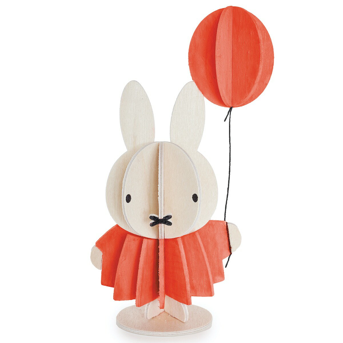 lovi ロヴィ ミッフィー Miffy バルーン グリーティングカード オブジェ 置物 BALLOON 13.5cm 立体 メッセージカード ポストカード グッズ 北欧 大人 インテリア レターセ