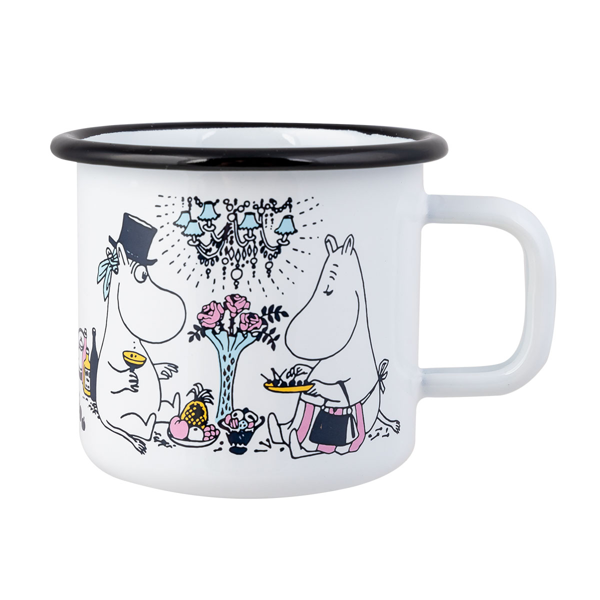 ムーミン マグ Date Night White MRA060211 Moomin グッズ おしゃれ かわいい 北欧 大人 誕生日 プレゼント ギフト ミイ ニョロニョロ