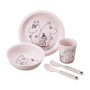 【5/11(日)まで長期休業】ムーミン メラミンギフト5点セット ピンク PTJ060189 Moomin グッズ おしゃれ かわいい 北欧 大人 誕生日 プレ...