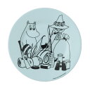 【5/11(日)まで長期休業】ムーミン メラミンデザートプレート キャンプ ブルー PTJ060204 Moomin グッズ おしゃれ かわいい 北欧 大人 誕...