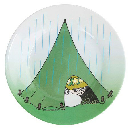 メール便可 Moomin ムーミン メラミンプレート CAMPING RST330034 7330786069612 グッズ 食器 お皿 キッチン 北欧 ベビー食器 出産祝い ギフト 誕生日プレゼン