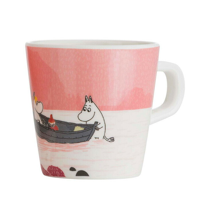 Moomin ムーミン メラミンカップ NORDIC SUMMER SKIE ピンク RST330046 7330786069827 グッズ マグ マグカップ コップ コーヒーカップ 食器 キッチン