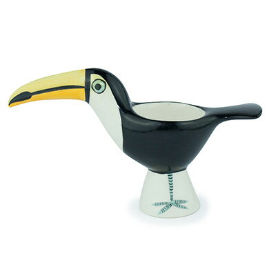 【人気】ハンナターナー エッグカップ オオハシ 15-0003-00 エッグスタンド Toucan 鳥 エッグボウル Egg cups Hannah Turner おしゃれ 北欧