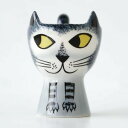 【最大3000円クーポン配布】ハンナターナー エッグカップ サバトラ 15-0005-00 エッグスタンド Hannah Turner 猫 ねこ ネコ Grey Tabby Egg cups おしゃれ 北欧 かわいい エッグボウ