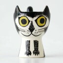 ハンナターナー エッグカップ 黒白 15-0007-00 エッグスタンド Black and White 猫 ねこ ネコ エッグボウル Egg cups Hannah Turn