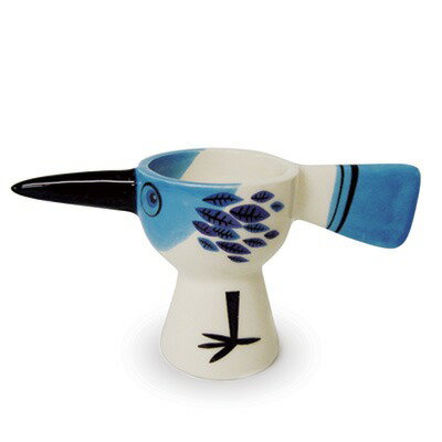 【人気】ハンナターナー エッグカップ Birdy ブルー 15-0011-00 エッグスタンド 鳥 エッグボウル Egg cups Hannah Turner ゆで卵 ゆでたまご