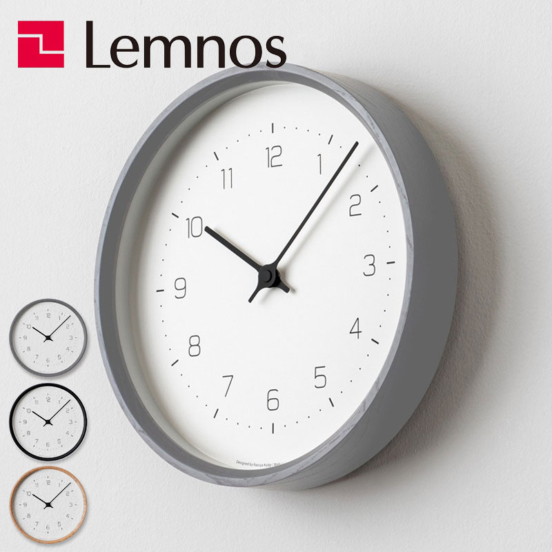 楽天市場】タカタレムノス 掛け時計 電波時計 レムノス lemnos nine