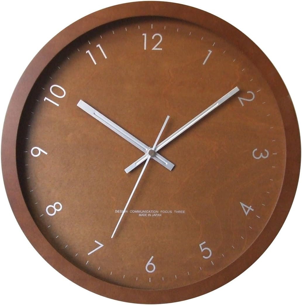 ※ 商品によってはラッピングできない場合があります。 この商品の商品名及びスタイル・用途は、 フォーカススリー メープルの時計 V-0045 スイープ ブラウン 掛け時計 おしゃれ かわいい フォーカス・スリー FOCUS THREE 時計...