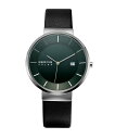 【今だけポイント10倍】【売れ筋】BERING Unisex Classic Scandinavian Small second & Leather 14036...