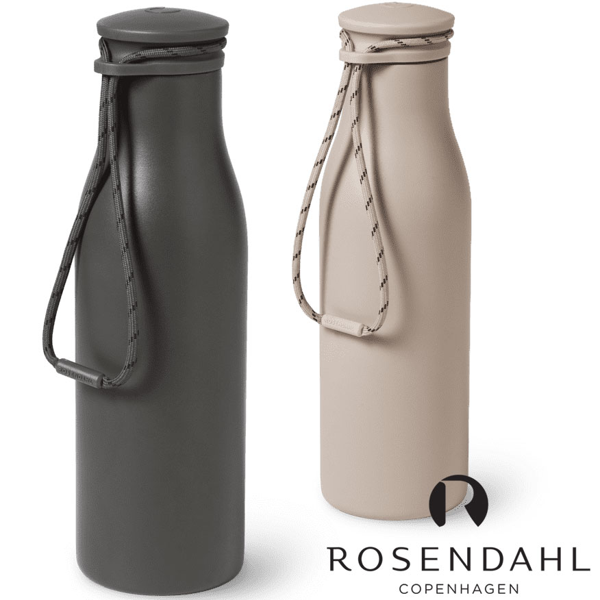 Rakuten - 【全品10倍】ROSENDAHL ローゼンダール サーモボトル 500ml 保温ボトル サンド グレー Grand Cru Outdoor 水筒 ウォーターボトル おしゃれ かわいい 北欧 ローゼンタール ROSENDAHL COPENHAGEN ローゼンダール コペンハーゲン