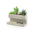 キッカーランド コンクリートデスクトッププランター L デスク用植木鉢 ラージ Kikkerland Concrete Desktop Planter KPL02L おしゃれ かわいい