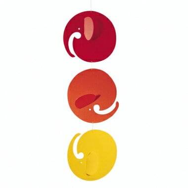 【全品10倍&クーポン】フレンステッドモビール Rollephants 象 ゾウ FM-125 モビール フレンステッド 北欧 赤ちゃん おしゃれ 大人 FLENSTED MOBILES 出産祝い 女の子 男の子 吊り下げ オブジェ 置物 フレンステッド モビールズ 手作りキット 材料 モビール大人