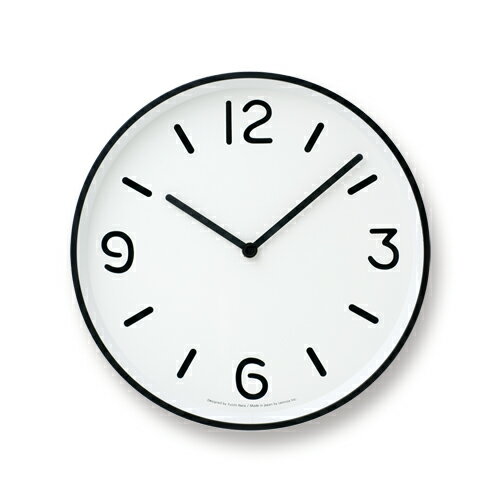 レムノス Lemnos MONO Clock ホワイト LC10-20AWH 掛け時計 おしゃれ かわいい オシャレ アナログ 壁掛け時計 かけ時計 時計 見やすい 高級 日本製 北欧 モダン 白