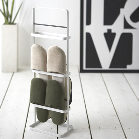 昭和レトロ　スリッパラック10足　ミッドセンチュリー　レトロポップ 昭和レトロスリッパラック10足ミッドセンチュリーレトロポップ