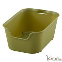 収納ボックス かご Katasu カタス ハコ S グリーン カラーボックス 収納ケース 収納棚 収納 おしゃれ かわいい 北欧 ギフト 誕生日プレゼント イン...