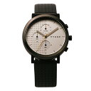 qbQ 2204 Leather White dial Black case rv jZbNX HYGGE v MSL2204BCCH HYGGE v fUCi[Y kfUC v u