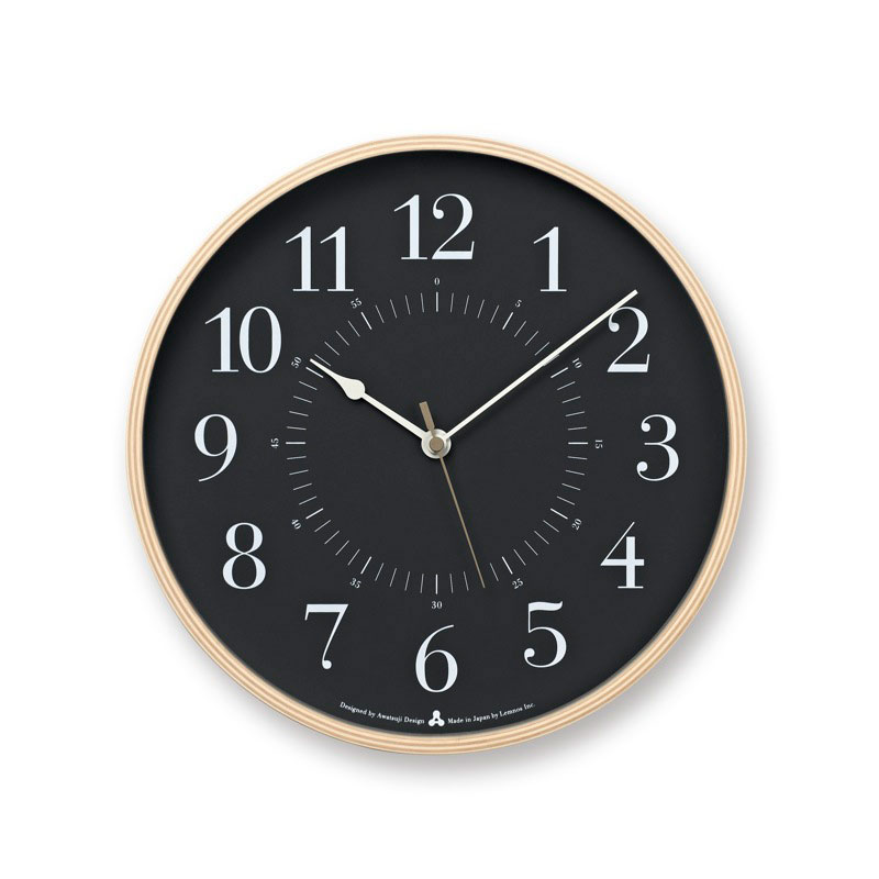 レムノス Lemnos AWA CLOCK TOKI グレー 掛け時計 AWA13-05GY おしゃれ かわいい オシャレ アナログ 壁掛け時計 かけ時計 時計 見やすい 高級 日本製 北欧 モダン
