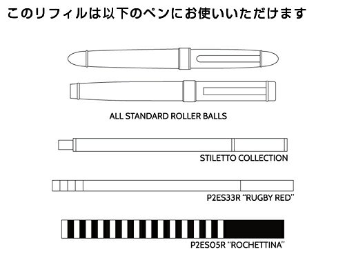 【15％offクーポン配布】メール便可 SCHMIDT シュミット ACME用水性リフィル 黒 5本セット ローラーボールペン用 #888 替芯 交換 ブラック アクメ 互換品 替え芯 antdesignstore-10005253 アントデザインストア サンプル画像2