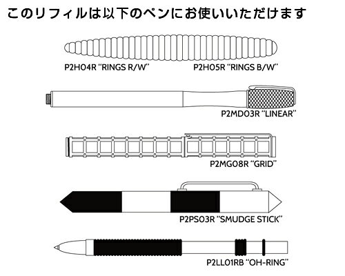 【15％offクーポン配布】メール便可 SCHMIDT シュミット ACME用水性リフィル 黒 5本セット ローラーボールペン用 #888 替芯 交換 ブラック アクメ 互換品 替え芯 antdesignstore-10005253 アントデザインストア サンプル画像3