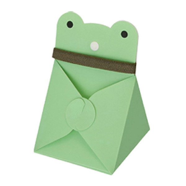メール便可 フラット アニマル カエル ON-351-KAE おしゃれ かわいい 北欧 ギフト 誕生日プレゼント インテリア 雑貨 シンプル