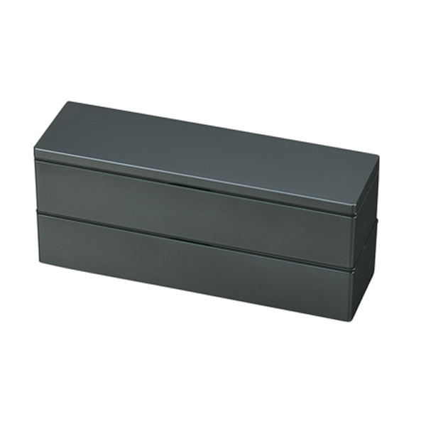 メタリック 2段スリムランチ ブラック 4964026523324 ギフト 誕生日プレゼント 女友達 結婚祝い ギフト..