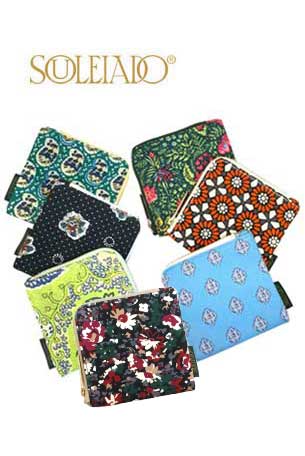 ☆SOULEIADO☆ミニポーチ（7col.）コインケースにも♪メール便対応♪