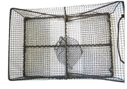 さがみや漁網店 籠網(黒) 漁具 かご網 魚仕掛け 漁網 日本製 G-11