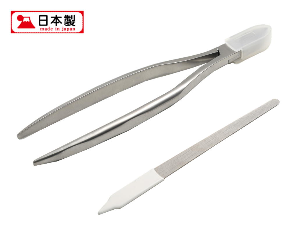 タナカマイスター 柄の長いニッパー式爪切り ヤスリ付き 足の爪切り 日本製 足用爪切りのサムネイル