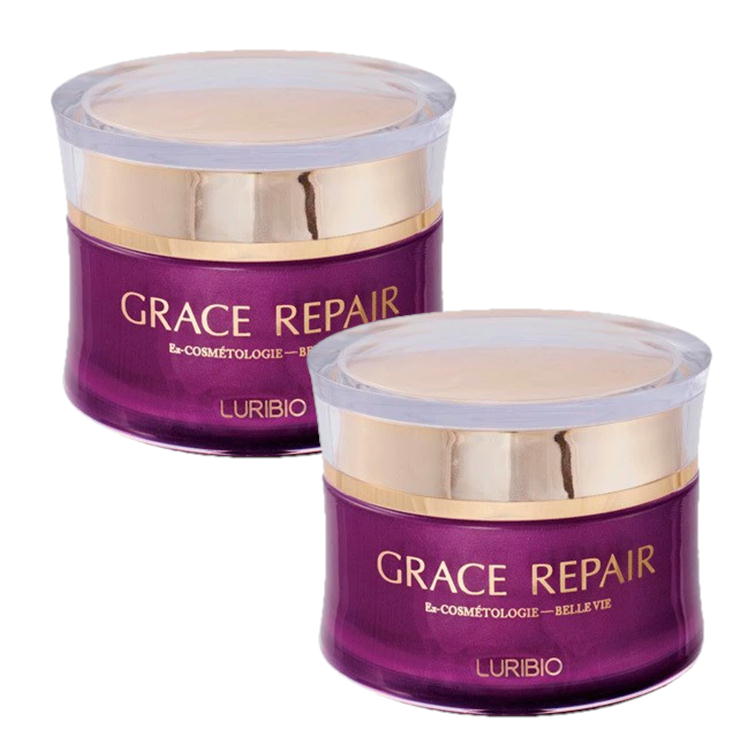 LURIBIO ルリビオ グレイスリペア 52g×2個セット GRACE REPAIR 30周年特別高保湿クリーム フェイスクリーム グレースリペア