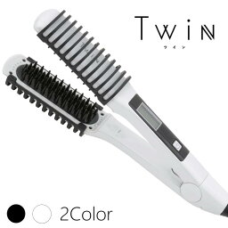 Twin アイロン ツインアイロン SM-3038T ブラシ型ヘアアイロン メーカー6ヵ月保証 ストレート 内巻き 外巻き ブラシアイロン