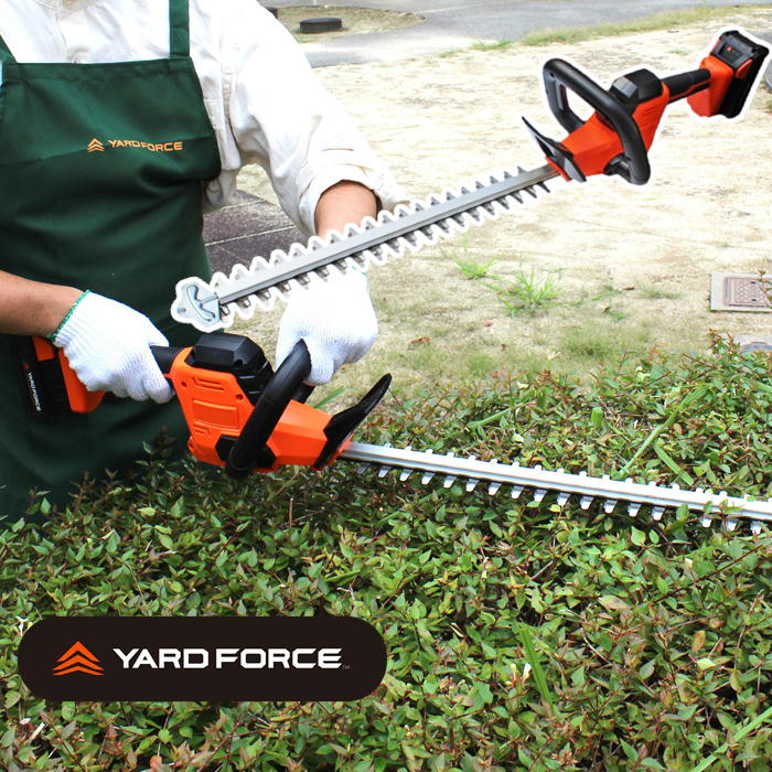 YARD FORCE 24Vコードレスバリカン LH-C43-JP 充電式 バッテリー ハンディ ハイパワー 芝刈り機