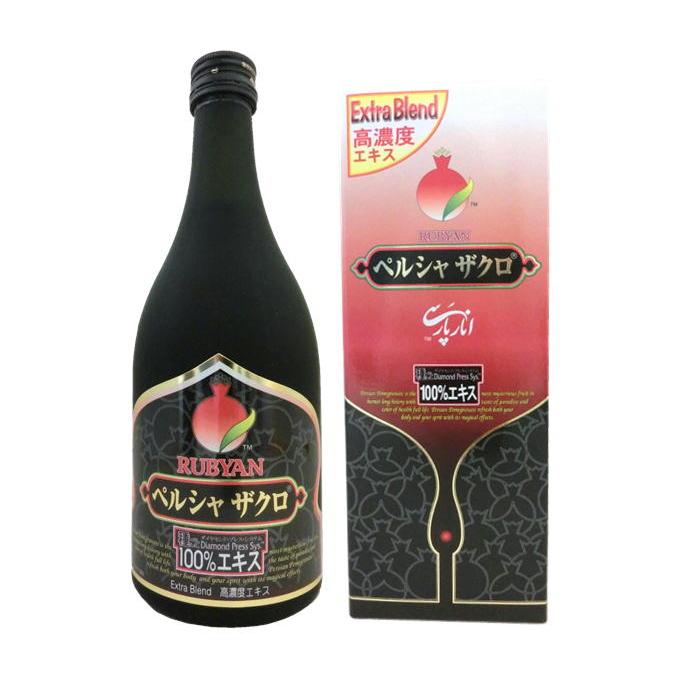 ルビアン ペルシャザクロ 500ml 高濃度100％ドリンク 濃縮エキス イラン原産黒ザクロ配合 国際ザクロ協会推奨優良品