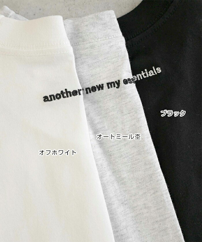 ANME アンメ バック ロゴ 刺繍 胸ポケット 無地 Tシャツ レディース メンズ 男女兼...