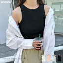 【メール便C】アメスリ カップ付き タンクトップ レディース ラメ入り トップス インナー アメリカンスリーブ カップイン クルーネック カジュアル テレコ 春...