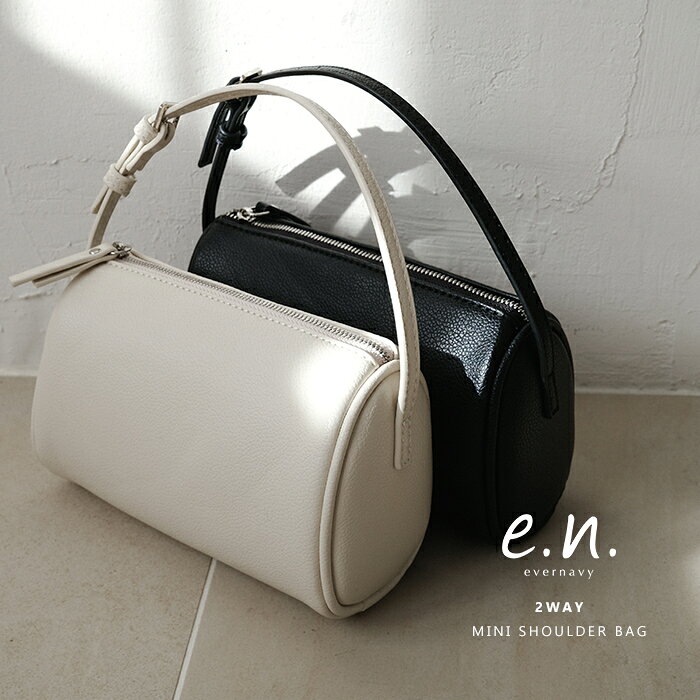 evernavy エバーネイビー 2way ミニ ショルダー バッグ レディース ハンドバッグ ショルダーバッグ ミニバッグ レザーバッグ グッズ ファッション雑貨 BAG 鞄 かばん フェイクレザー きれいめ オフィス カジュアル 春夏 秋冬 春 夏 秋 冬