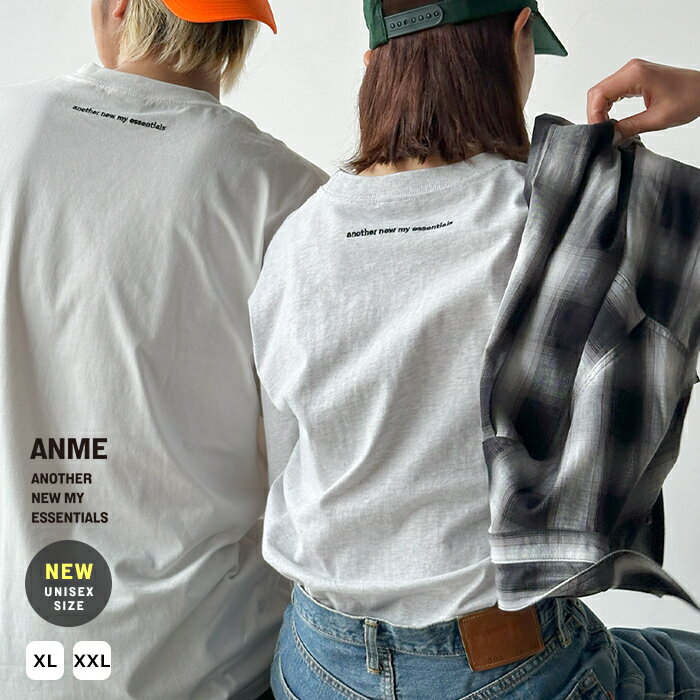 ANME Back Logo Embroidery Chest Pocket Plain T-Shirt Women's Men's Unisex Normcore Top Short Sleeve 100% Cotton Crew Neck Oversized Logo T-Shirt Embroidered M L XL XXL Spring Summer Autumn