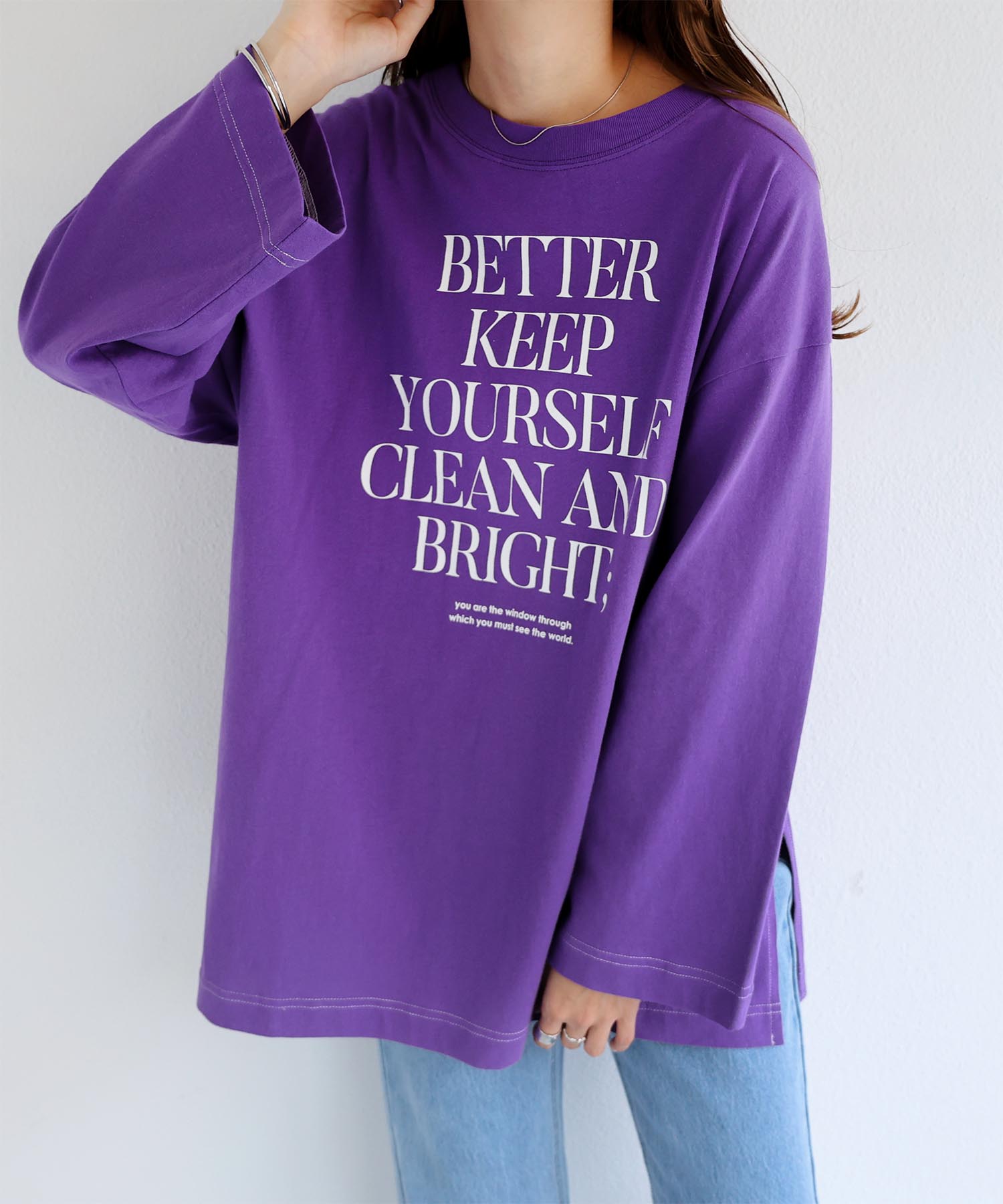 楽天市場】パープル（柄ロゴ）（Tシャツ・カットソー｜トップス