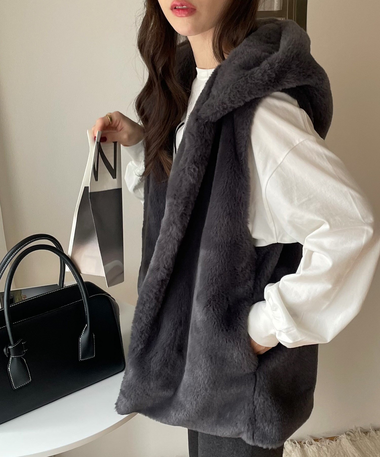 楽天市場】ファー ジレ(レディースファッション)の通販 楽天市場】ファー ジレ(レディースファッション)の通販