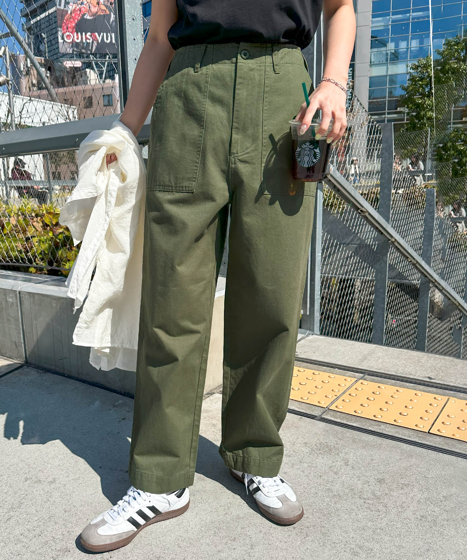 楽天市場】ベイカーパンツ(カラーカーキグリーン)(ボトムス 楽天市場】ベイカーパンツ(カラーカーキグリーン)(ボトムス